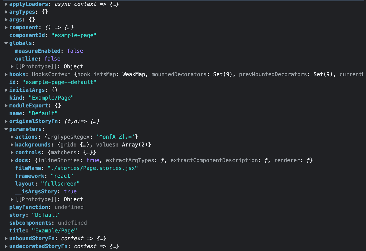 Creating an addonlike experience in Storybook using parameters and globals